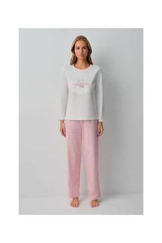 Suwen Lulusu Pamuklu Pijama Takımı Wsh105101101173 Pembe