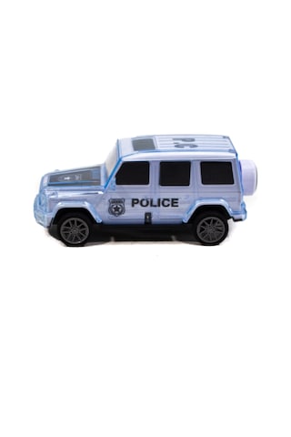 Oyuncak Polis Arabası Mercedes G Işıklı Sesli Sürtmeli 14 Cm