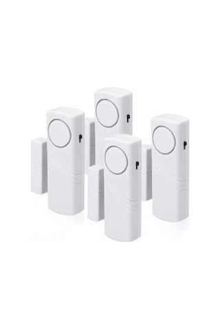 Dancemonkey Kapı & Pencere Alarmı - 4x Kablosuz İstihbarat - Hırsızlık Koruma - 100 Db Sesli Alarm