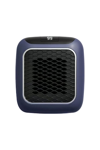 Ikkb Yeni Model Ev Ofis Mini Akıllı Sabit Sıcaklık Duvara Monte Kare Uzaktan Kumandalı Sıcak Hava Isıtıcı Mavi