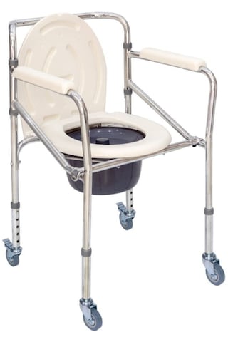 Dm696 Kovalı Komot Hasta Tuvalet Ve Banyo Özellikli Tekerlekli Sandalye