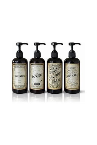 Amber Banyo Seti 6'lı Şişe, 500 Ml