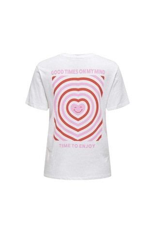 Only Kadın T-shirt 15324866 Beyaz