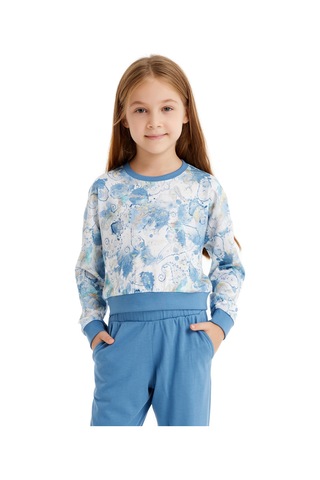 Kız Çocuk Pijama Takımı 51637 - Baskılı