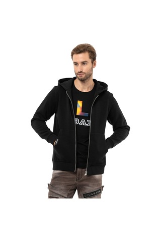Cipo & Baxx Cl556 Erkek Basic Zip Sweatshirt 001