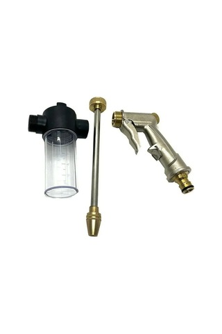 Techtic Metal Yüksek Basınçlı Köpük Hazneli Su Tabancası