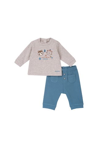 Chicco Takım / Bluz + Tek Alt 09075920000000 000061 Mavi