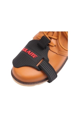 Primepickings Sulaıte Gt-108 Motosiklet Vites Dişli Ayakkabı Tutkal Koruyucu Kapak, Vites Kolu Ped Vites Kapağı, Siyah Diğer