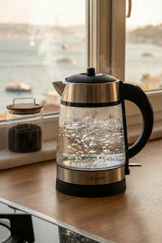 Acar Ultimate Pro Tea Max 1.8 L Cam Çay Makinesi
