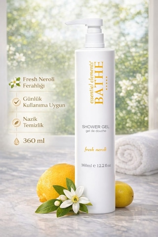 Essential Elements Bathe Fresh Neroli Duş Jeli 360 Ml Ferahlatıcı & Canlandırıcı Bakım Narenciye