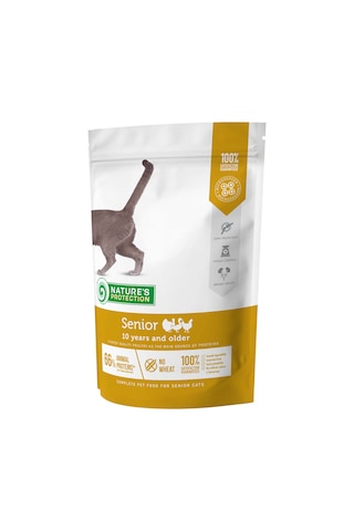 Nature's Protection Kümes Hayvanlı Yaşlı Kedi Maması 400g