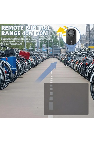 Fosenze Bisiklet Ve Elektrikli Bisiklet İçin Kablosuz Hırsızlık Alarmı - Hareket Ve Titreşim Algılama İle Yüksek Sesli Uyarı Sistemi