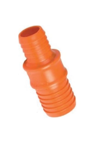 Medalyan Normal Hortum Ekleme Ucu 1/2-3/4 Redüksiyon Adaptör Turuncu 1/2 X 3/4"