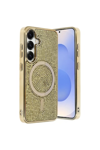 Samsung Galaxy Uyumlu S25 Helen Magsafe Kapak - Gold Bzsxx00 1