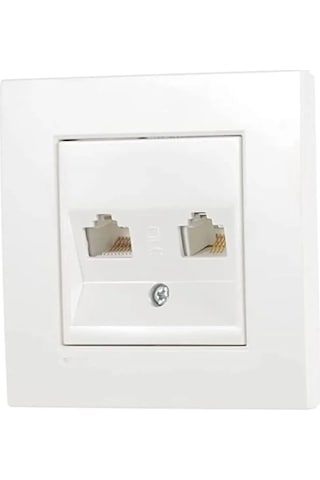 Beyaz Datanümeris Cat6 Ve Cat3 Uyumlu Pratik Kablo 1