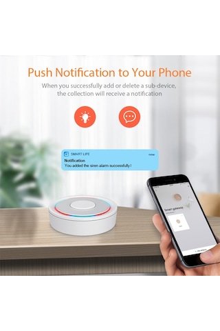 Tuya Destekli Akıllı Wifi Zigbe Getway 3.0 Hub Kumanda
