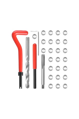 Suofeng M7 İç Vida Tamir Seti, 304 Çelik Hızlı Çelik, Otomobil Tamiri, Taşınabilir Çanta, 25 Adet İç Vida, Kesici Ve Montaj Aletleri