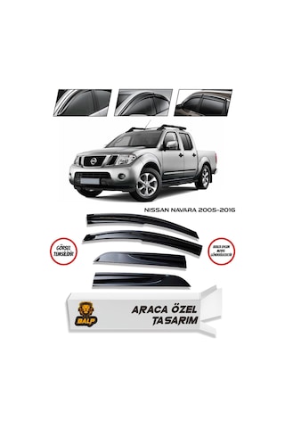 Nissan Navara 2005-2016 Cam Rüzgarlığı 4lü