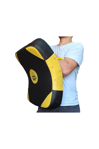 Aksaspor Leon Curved Büyük Boy Darbe Yastığı Kick-Boks Lowkick Pads 5016