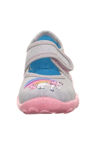 Superfit Bonny Kız Çocuk Ev Kreş Ayakkabısı Unicorn - Gri 800282-2010 Gri