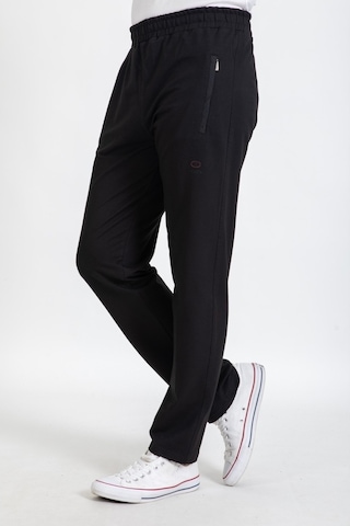 Erkek Pantolon Kesim Beli Lastikli Likralı Kompak Eşofman Altı 25 Siyah