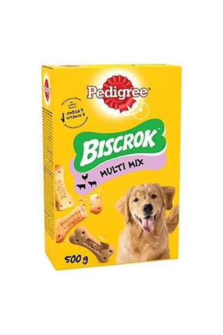 Pedigree Biscrok Multi Mix Köpek Ödül Bisküvisi 6 x 500 G