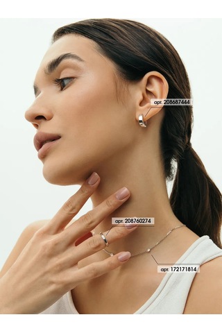 Fly Jewelry 925 Ayar Gümüş Falanks Yüzüğü 208760274 Gri