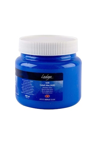 St. Petersburg Ladoga Akrilik Boya 500 Ml Cobalt Blue Hue 508 Cobalt Blue Hue