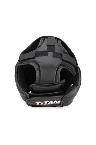 Yüz Korumalı Siyah Profesyonel Antreman Boks Kaskı Siyah