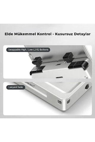 Rg Rotate Döner Ekranlı Android Retro El Oyun Konsolu Gümüş - 3.5 İnç 720x720 Dokunmatik Ips Ekran Alüminyum Metal Kasa Unisoc T618 8 Çekirdek 3 Gb Ram 32 Gb Ps2 Wıı 3ds Uyumlu Taşınabilir Oyun Cihazı