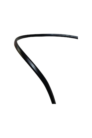 Aydınlatma Elektrik Kablosu Yassı Kablo 2 0,50 Ttr Balık Sırtı Tip Tam Bakır Siyah 3 Metre