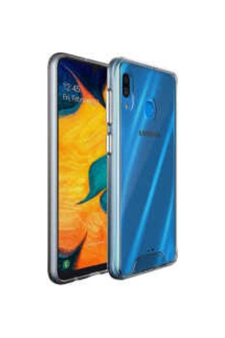 Samsung Uyumlu Galaxy A30 Kılıf Zore Gard Silikon Renksiz