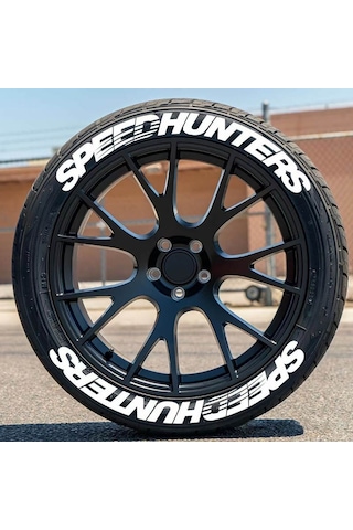 3D Lastik Yazısı Speedhunters Lastik Yazısı 8 Adet