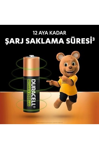 Şarj Edilebilir Aa Kalem Pil 2&apos Li Paket , 2500 Mah Nimh, Önceden Sarj Edilmiş, Şarj Edilebilir Pilimiz