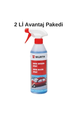 Würth Buz Çözücü Spray 500ml 2 Li Avantajlı Paket
