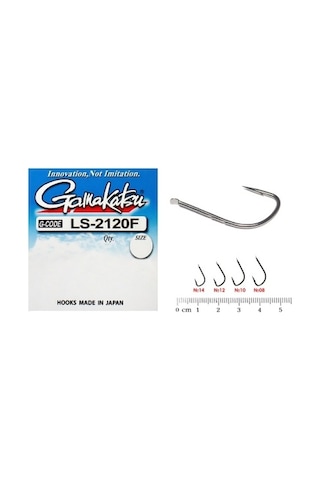 Gamakatsu Ls-2120f No.12 Siyah Olta İğnesi 1/13