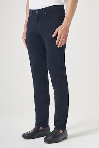 İmza Lacivert 5 Cep Gabardin Slim Fit Pamuklu Denim Jean Kot Pantolon 1003260317