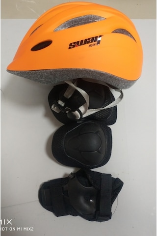 Erkek Çocuk Kask Ve Dizlik-Dirseklik Seti Belgeli (476820513)