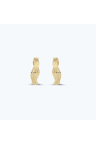 Altınbaş Altın Halka Küpe Akp0040-y-25649-2 Çok Renkli