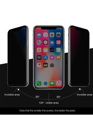 6d Cam Hayalet Ekran Koruyucu Privacy Glass Performansta Bir Numara Ürün Sağlam Kaliteli Uygun Apple iPhone Uyumlu 11 - Xr