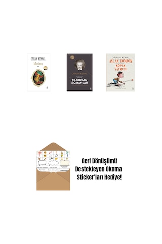Murtaza Midi Boy + Kaybolan Romanlar + Aslan Tomson - Köpek Yavrusu + Okuma Sticker'ları