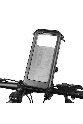 Bisiklet Motosiklet Su Geçirmez Gidon Uyumlu Telefon Tutucu Fc780 Siyah