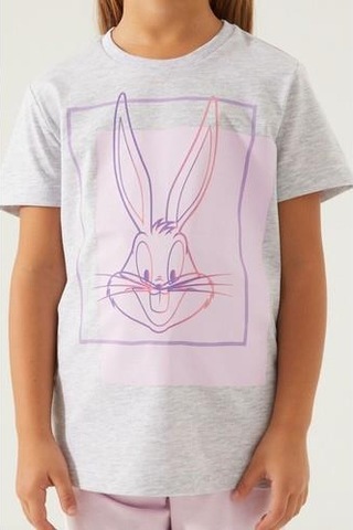 Looney Tunes Kız Çocuk İkili Takım Kar Melanj