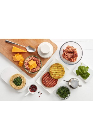 Lekue Açık Yeşil Burger Kalıbı 11x3,5cm Sku: Smg8690010226990 Açık Gri