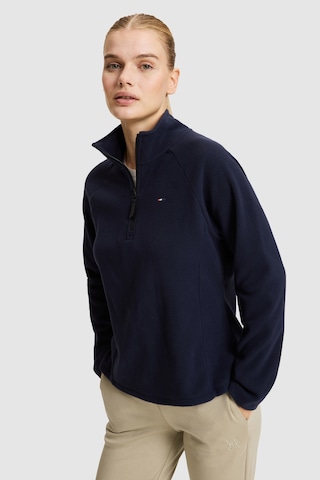 U.S. Polo Assn. Kadın Lacivert Yarım Fermuarlı Sweatshirt 50329013-vr033