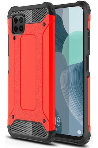 Huawei P40 Lite Kamera Korumali Armor Hybrid Zirh Koruma Kilif 309662812 - Renk-Kampanya / Gold-Ekrani Tam Kaplayan Nano Koruyucu(+35)
