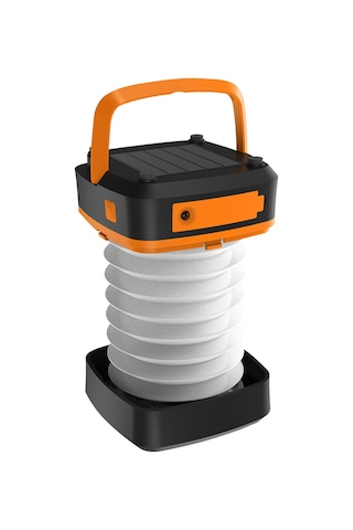 Mufunye Güneş Enerjili Genişletilebilir Kamp Çadır Lambası Turuncu - 3 Işık Modu 15m Isılamalı 3-6 Saat Süreli Çok Renkli