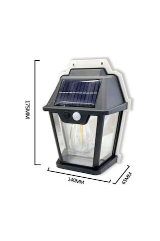 Tusah Su Geçirmez Solar Lamba Giriş, Bahçe, Yol, Avlu Hareket Sensörlü Led Parlak Gece Aydınlatma Tek Ebat Tekli