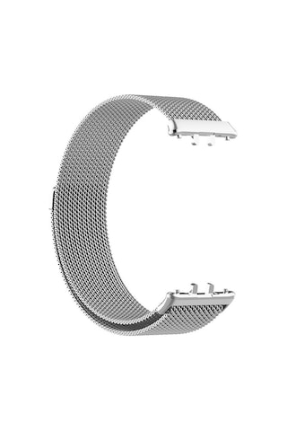 Galaxy Uyumlu Fit 3 Clo- Krd-01 Metal Kordon-gümüş