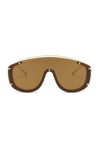 Prong Vintage & Retro Güneş Gözlüğü Kahverengi 69013566